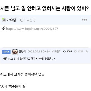 Screenshot_20250502_135608_Samsung Internet.jpg 서른 넘고 일 안하고 얹혀사는 사람이 있어?