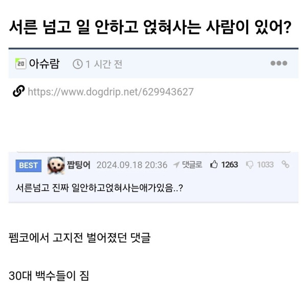 Screenshot_20250502_135608_Samsung Internet.jpg 서른 넘고 일 안하고 얹혀사는 사람이 있어?